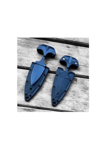 Ayı Dişi Kolye Çakı - 9 cm - Paslanmaz Çelik Kamp Outdoor Çakı