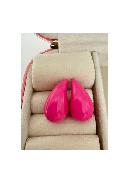 Damla Modeli Pembe Küpe fiyatları