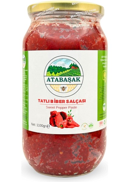 Atabaşak Tatlı Köy Biber Salçası 1 KG