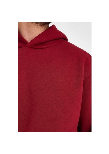 Erkek Düz Cepsiz Oversize Hoodie Sweatshırt fırsatları