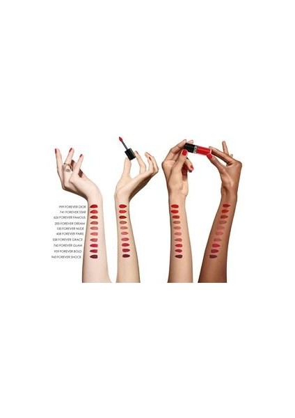 Mat Bitişli Likit Ruj - Rouge Dior Forever - 959 Forever Bold modelleri