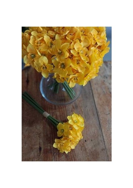 Yapay Nergis Çiçeği Demeti 1 Demet, Yapay Çiçek, Dekor,