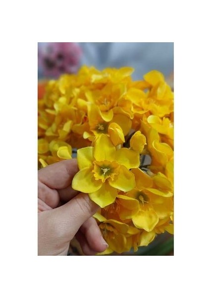 Yapay Nergis Çiçeği Demeti 1 Demet, Yapay Çiçek, Dekor, modelleri