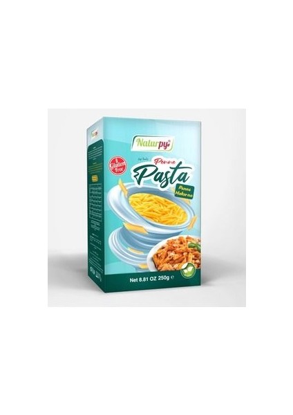 Glutensiz Penne Makarna 250 gr Penne Pasta