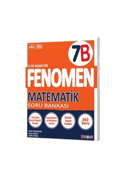Fenomen Okul Yayınları 7. Sınıf Matematik B Fenomen Soru Bankası