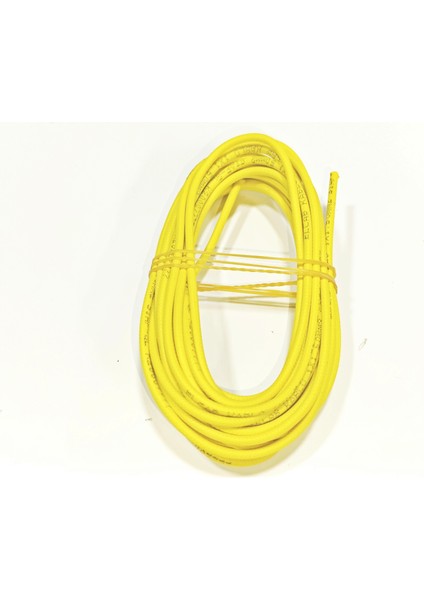 Sarı Renk 1,5mm Cam Elyaf Örgü Yanmaz Kablo 5metre, -60/+180°C fiyatları