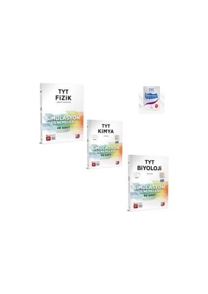 Tyt Fizik Kimya Biyoloji Simülasyon 48 Deneme + Tyt Deneme