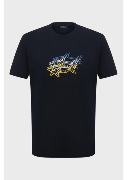 % 100 Pamuk Regular Fit Bisiklet Yaka Baskılı T Shirt Erkek T Shirt 24411041 013 modelleri