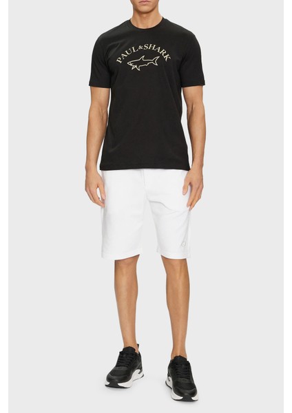 % 100 Pamuk Regular Fit Bisiklet Yaka Logolu T Shirt Erkek T Shirt 24411032 011 modelleri
