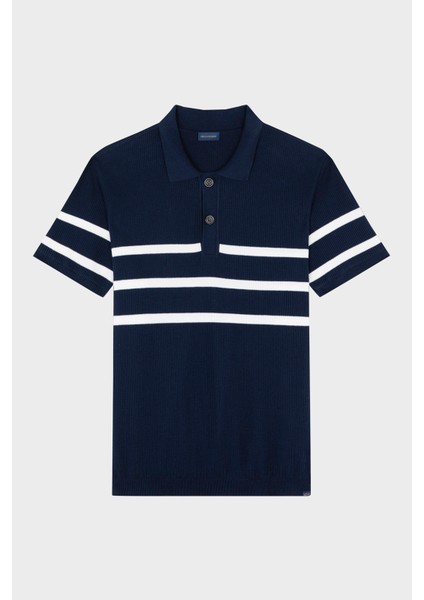 Çizgili % 100 Pamuk Regular Fit Düğmeli Polo Yaka T Shirt Erkek Polo Yaka T Shirt 24411625 201 indirimleri