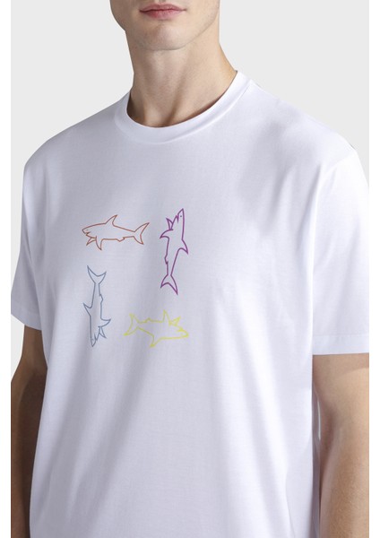 % 100 Pamuk Regular Fit Bisiklet Yaka Logolu T Shirt Erkek T Shirt 24411088 010 modelleri
