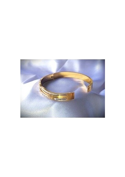 Taşlı Çelik Kelepçe Bileklik fiyatları