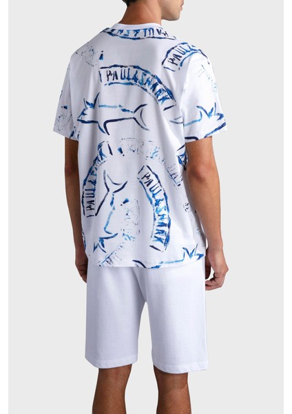 Baskılı Pamuklu Regular Fit Bisiklet Yaka T Shirt Erkek T Shirt 24411103 010 fiyatları