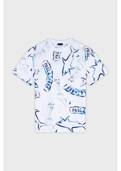 Baskılı Pamuklu Regular Fit Bisiklet Yaka T Shirt Erkek T Shirt 24411103 010 indirimleri