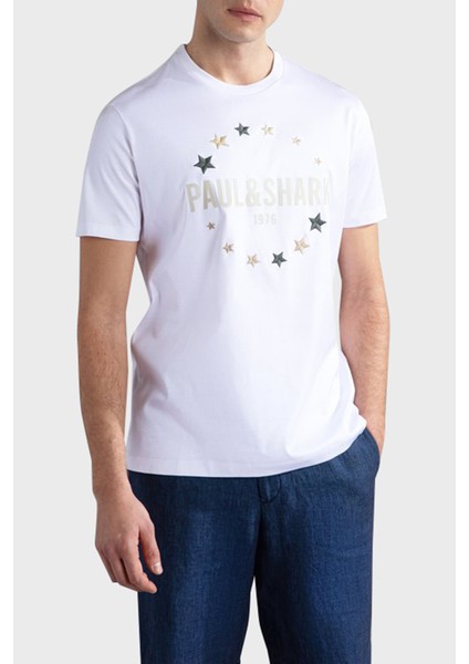% 100 Pamuk Regular Fit Bisiklet Yaka T Shirt Erkek T Shirt 24411044 010