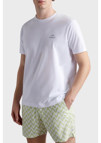 % 100 Pamuk Regular Fit Sırt Baskılı T Shirt Erkek T Shirt 24411087 010