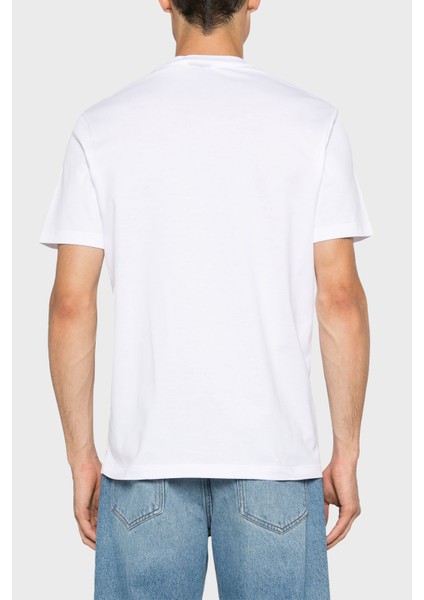 % 100 Pamuk Regular Fit Bisiklet Yaka Logolu T Shirt Erkek T Shirt 24411064 010 fiyatları