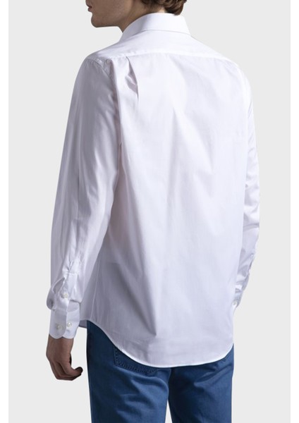 Streç Pamuklu Regular Fit Düğmeli Yaka Gömlek Erkek Gömlek 24413321 010 fiyatları