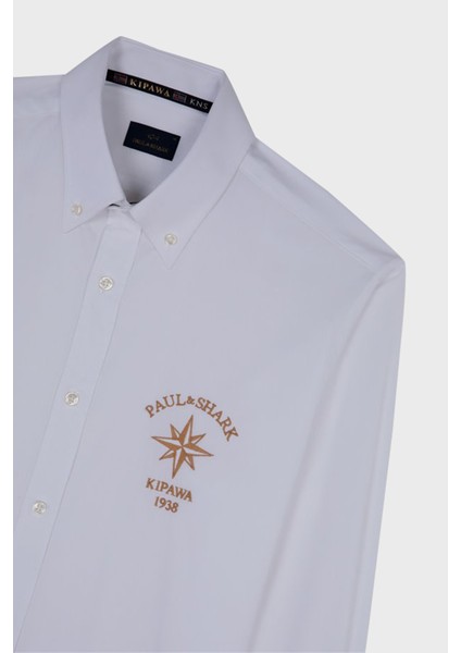 Streç Pamuklu Regular Fit Düğmeli Yaka Gömlek Erkek Gömlek 24413321 010 indirimleri