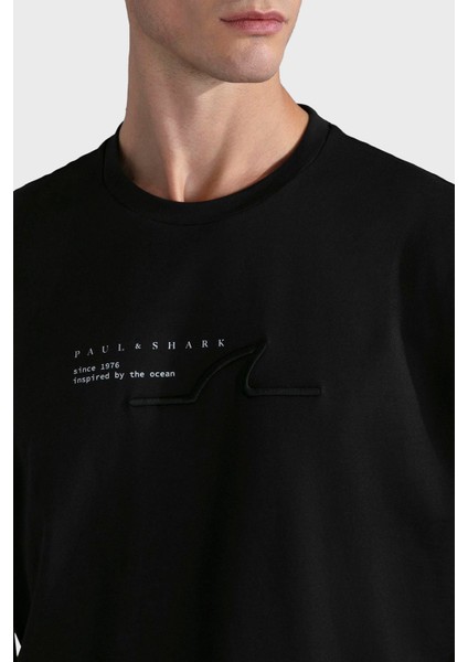 % 100 Pamuk Regular Fit Bisiklet Yaka Logolu T Shirt Erkek T Shirt 24411053 011 modelleri