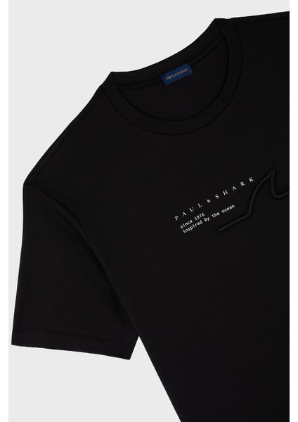 % 100 Pamuk Regular Fit Bisiklet Yaka Logolu T Shirt Erkek T Shirt 24411053 011 fırsatları
