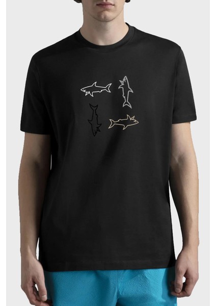 % 100 Pamuk Regular Fit Bisiklet Yaka Logolu T Shirt Erkek T Shirt 24411088 011