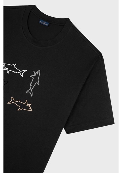 % 100 Pamuk Regular Fit Bisiklet Yaka Logolu T Shirt Erkek T Shirt 24411088 011 fırsatları