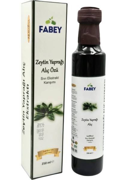 Zeytin Yaprağı & Alıç Özü Sıvı Ekstrakt Karışımı 250 ml x 2 Adet