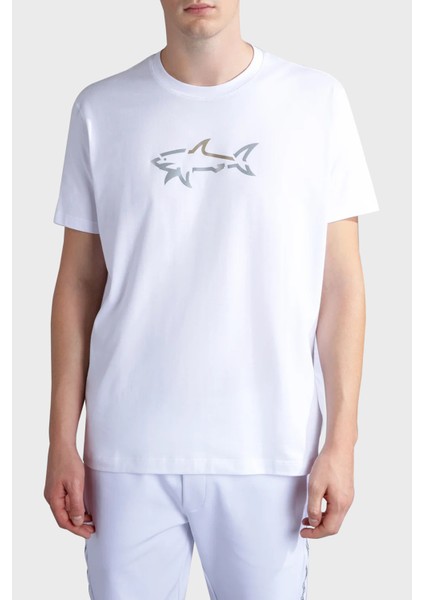 % 100 Pamuklu Regular Fit Bisiklet Yaka Logolu T Shirt Erkek T Shirt 24411085 010