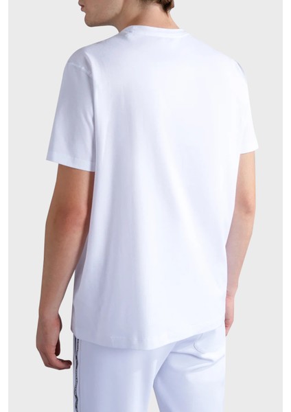 % 100 Pamuklu Regular Fit Bisiklet Yaka Logolu T Shirt Erkek T Shirt 24411085 010 fiyatları