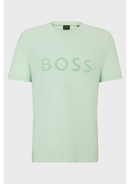 Logolu % 100 Pamuk Regular Fit Bisiklet Yaka T Shirt Erkek T Shirt 50512866 388 indirimleri