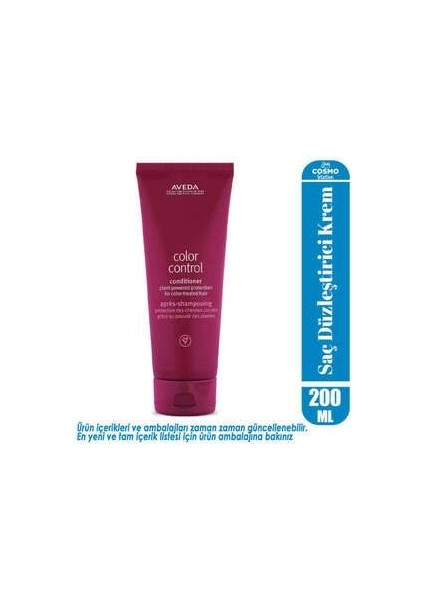Color Control Conditioner Plant Boyalı Saçlar Için Saç Kremi 200 ml Krem Saç