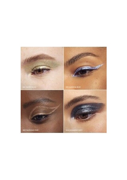 Colorful Effets Specıaux - 12 Saat Kalıcı Uzun Süre Kalıcı Simli&ışıltılı Likit Göz Farı 5ml modelleri