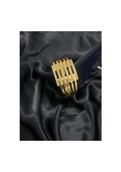 Kaburga Altın Kaplama Kelepçe