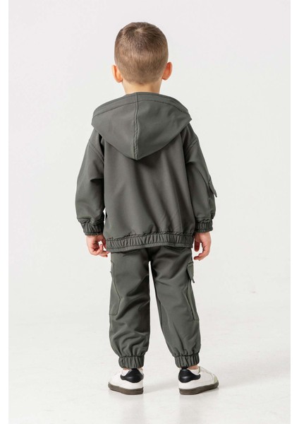 Kapüşonlu Fermuarlı Body Hediyeli 3 Parça Erkek Çocuk Ceketli Takım indirimleri