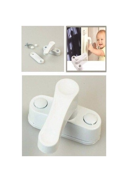 5 Adet Pvc Kapı Pencere Emniyet Kilidi Pimapen Düğmeli Kilit Bebek Çocuk Güvenlik fiyatları