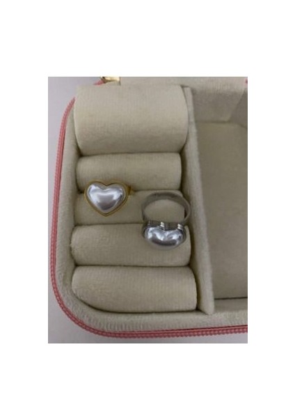 Incili Kalp Yüzük fiyatları