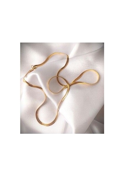 Italyan Zincir Çelik Kolye 3.5 mm Unisex