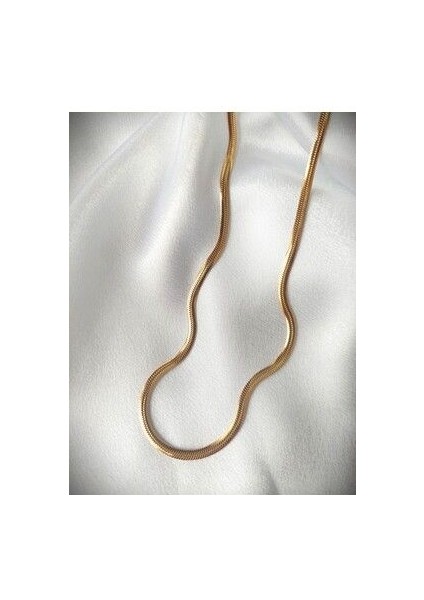 Italyan Zincir Çelik Kolye 3.5 mm Unisex