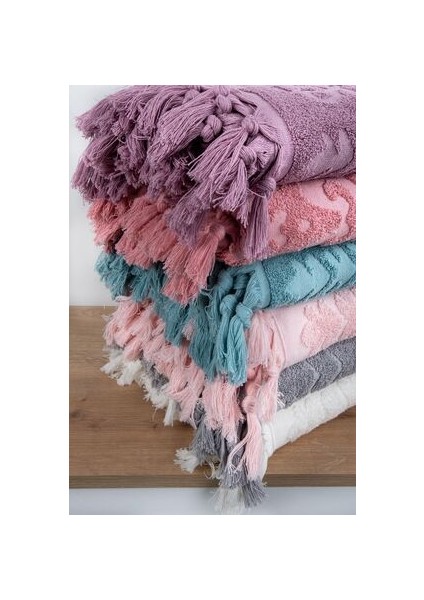 Saçaklı El Havlusu 6lı Set modelleri