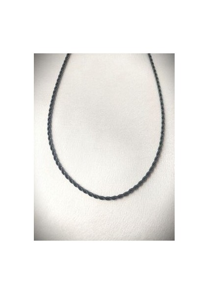 Unisex Burgu Zincir Çelik Kolye 3.0 mm
