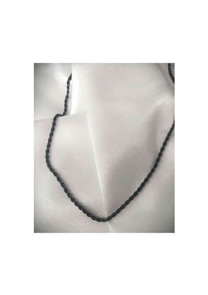Unisex Burgu Zincir Çelik Kolye 3.0 mm