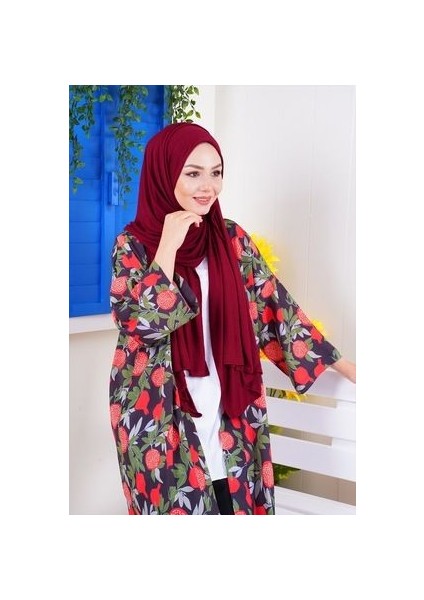 Bordo Penye Şal