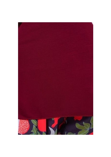 Bordo Penye Şal