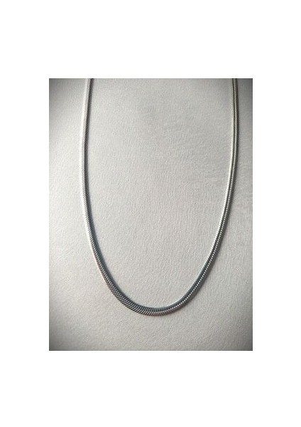 Italyan Zincir Çelik Kolye 3.5 mm Unisex