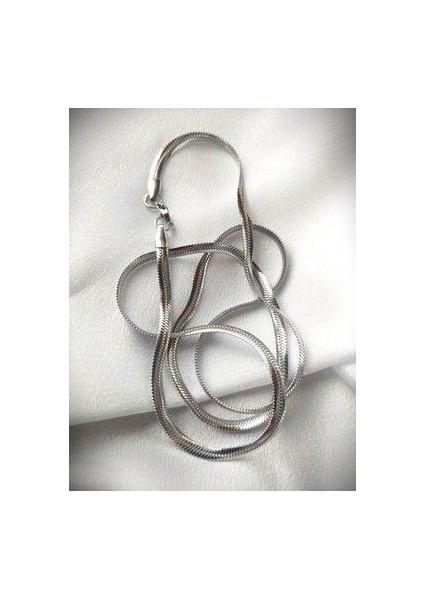 Italyan Zincir Çelik Kolye 3.5 mm Unisex indirimleri