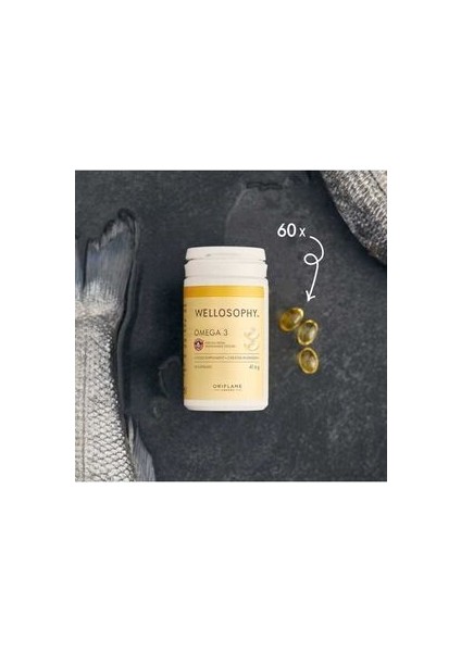 Wellosophy Glutensiz Yapay Aroma ve Tatlandırıcılar Içermeyen Omega 3 Takviye Edici Gıda