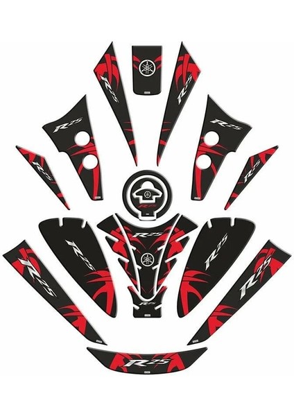 Yamaha R25 2019 - 2024 Uyumlu Tank Pad Set
