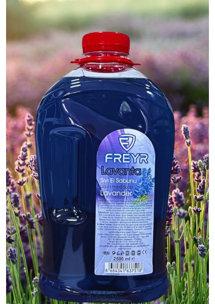 Sıvı El Sabunu 2500ML Nemlendiricili-Ekstra Lavanta Parfümlü