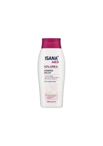Med %10 Üre Vücut Sütü 250 ml Çok Kuru Ciltler Için Körper-Milch Rossmann